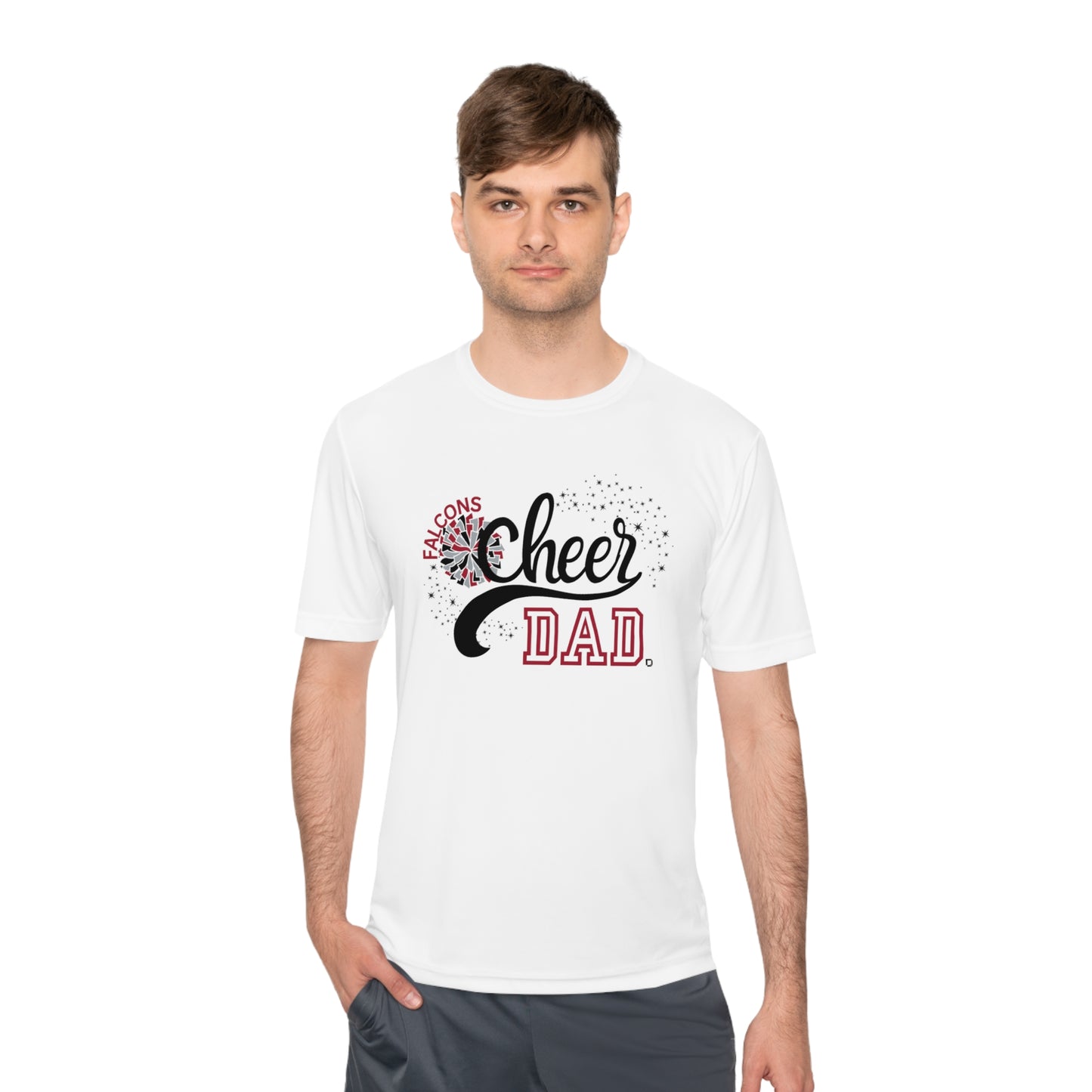 Unisex (Men's Sizing) Moisture Wicking Tee OPFYA Cheer Dad