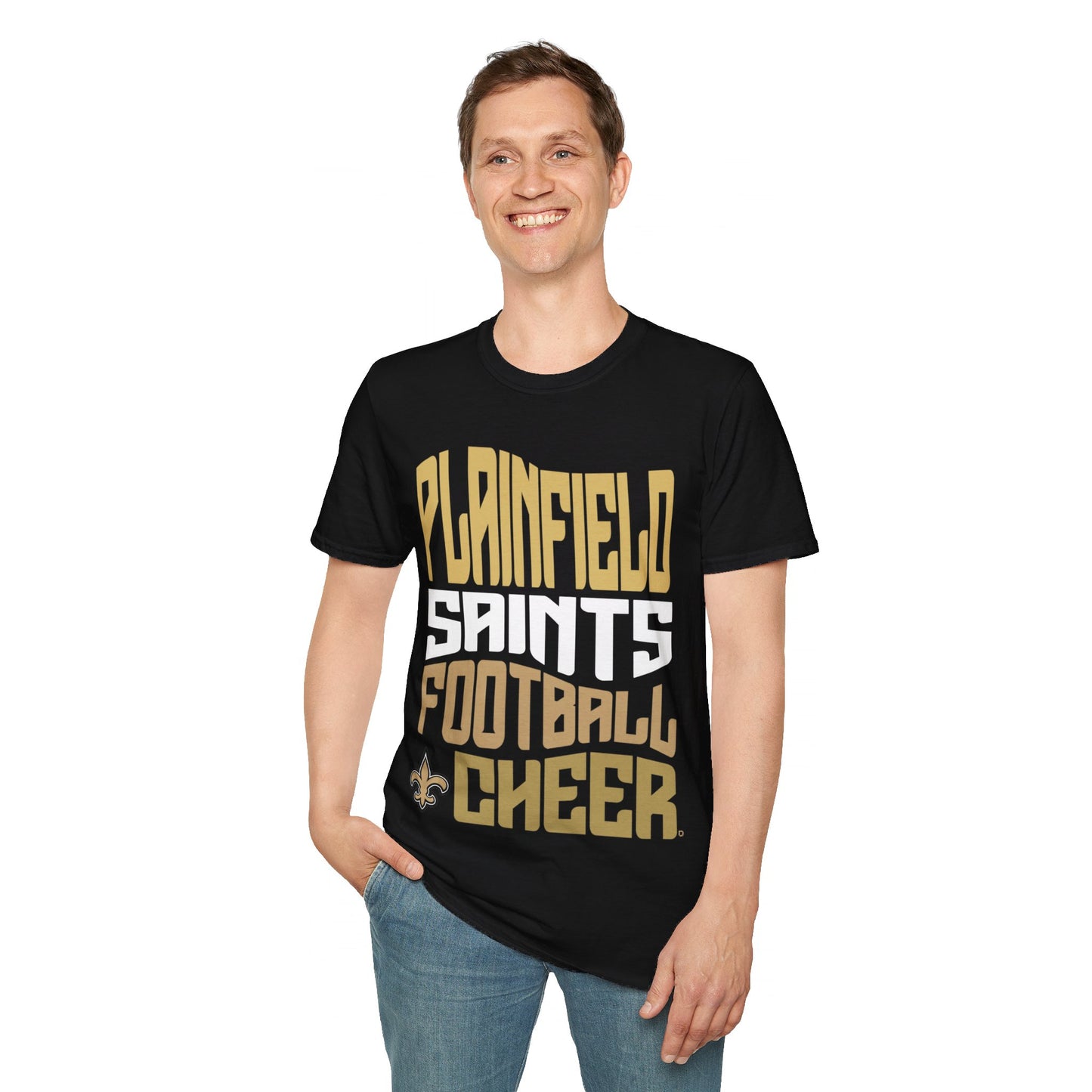 Unisex Softstyle Tee PSYA Plainfield Saints Football Cheer