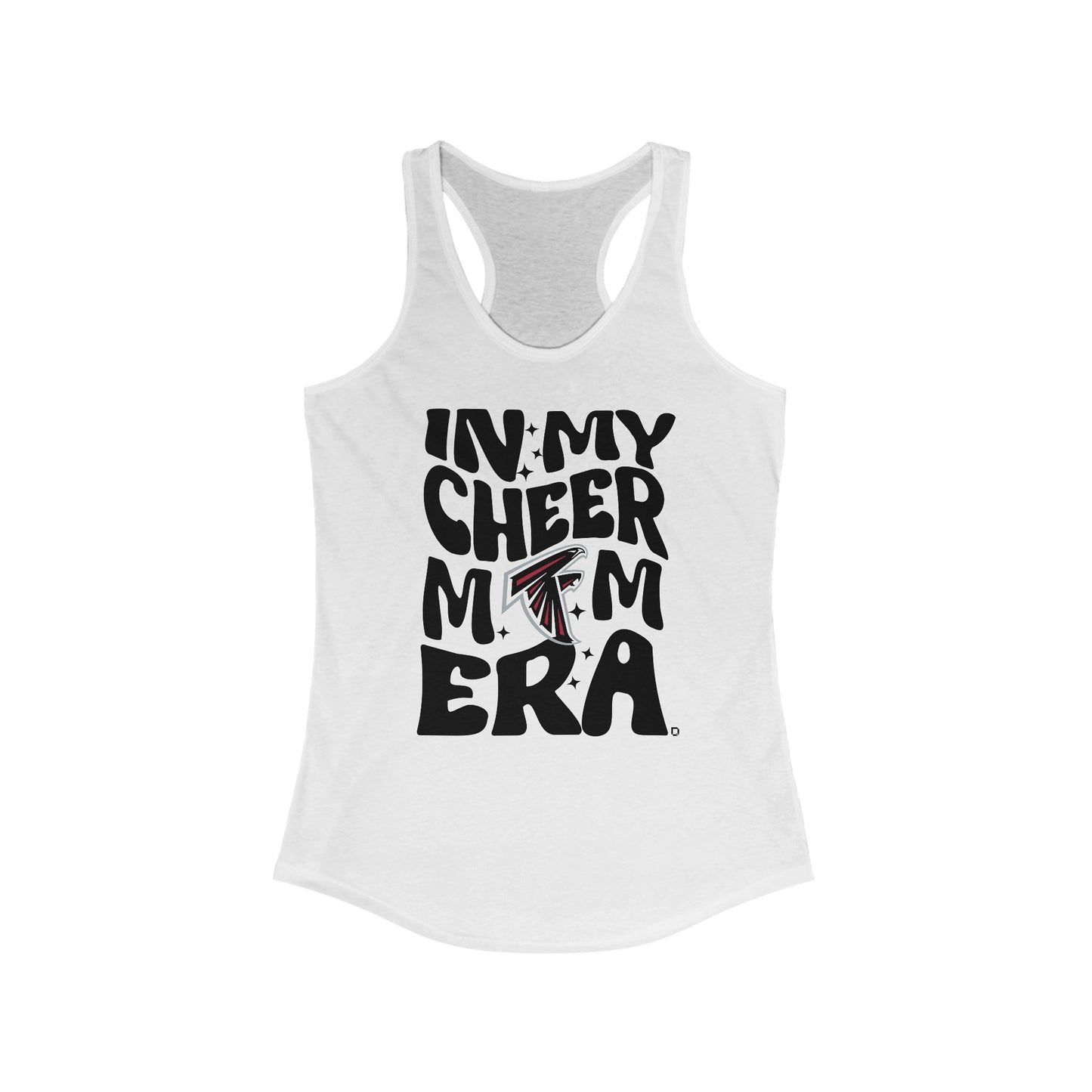 Women's Ideal Racerback Tank OPFYA Cheer Mom Era