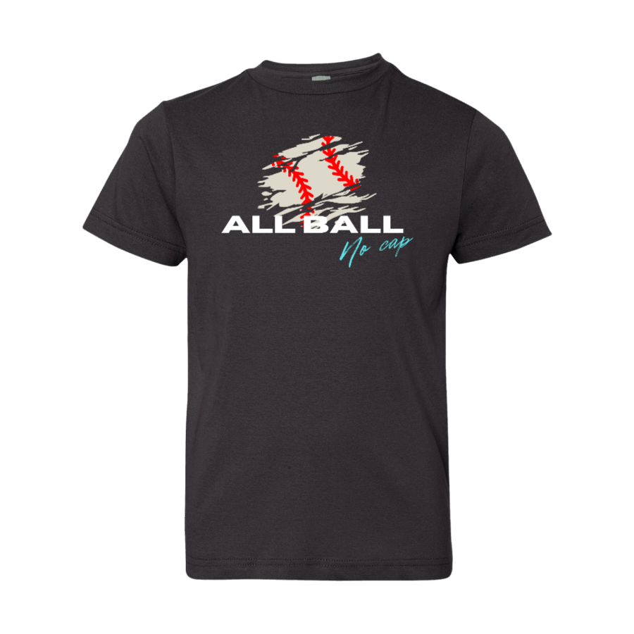 All Ball No Cap Youth Jersey T-Shirt – Pick Your Sport