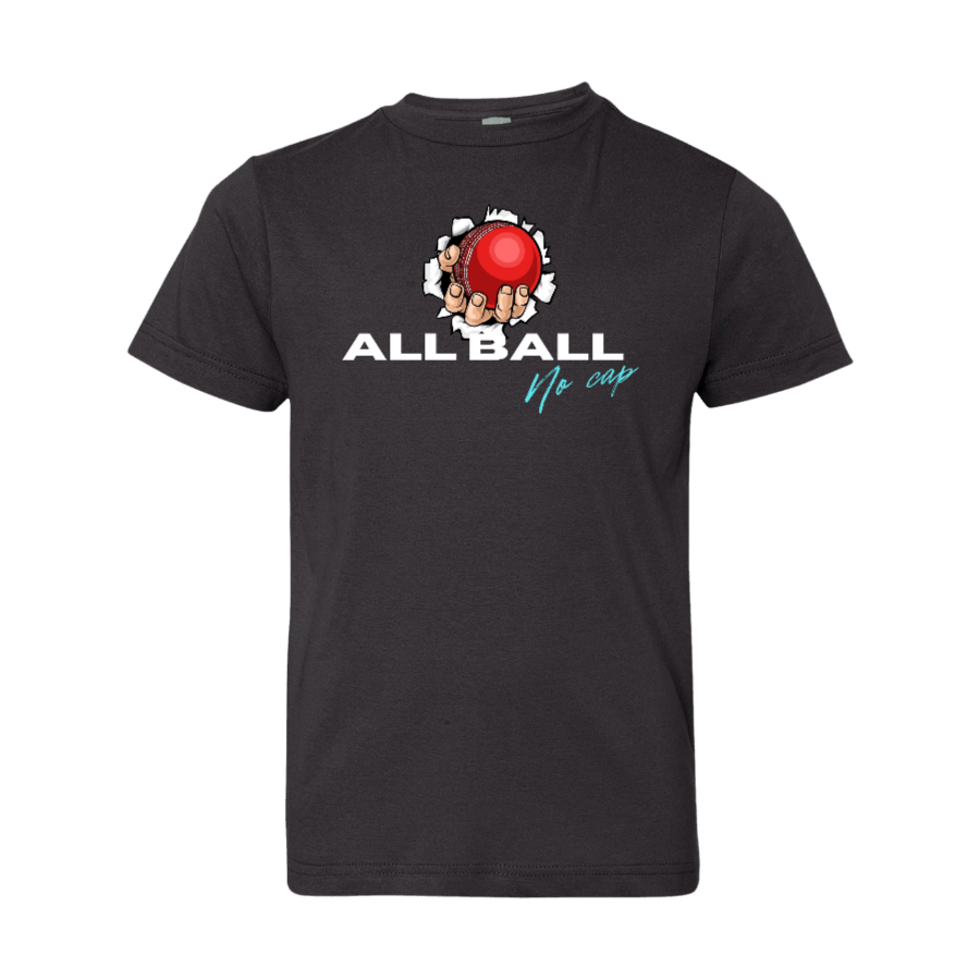 All Ball No Cap Youth Jersey T-Shirt – Pick Your Sport