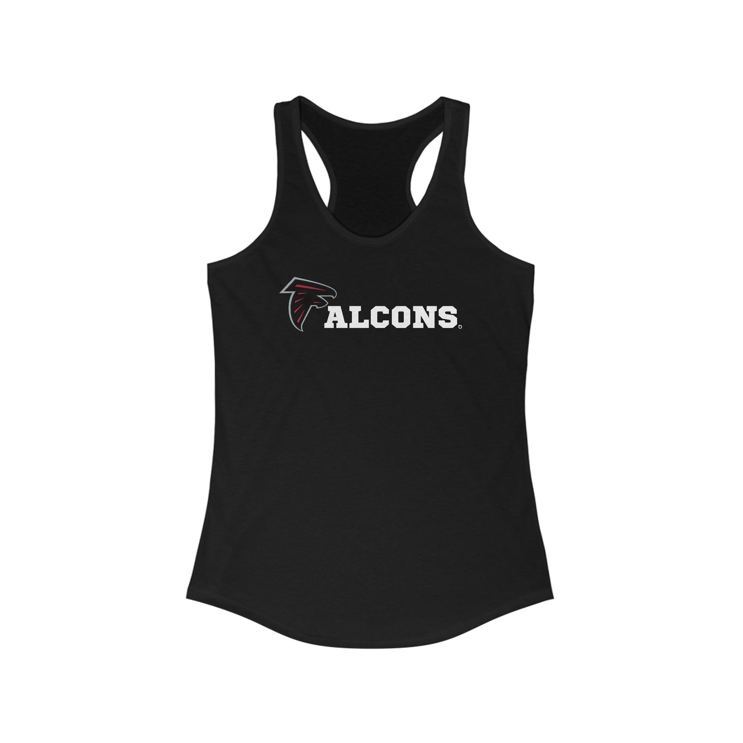 Women's Ideal Racerback Tank OPFYA Falcon Logo F