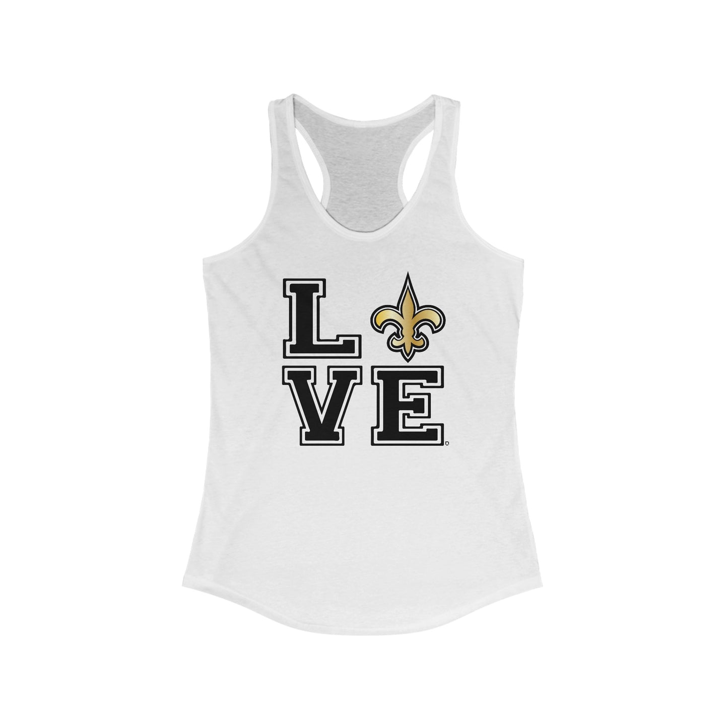 Women's Ideal Racerback Tank PSYA LOVE Saints