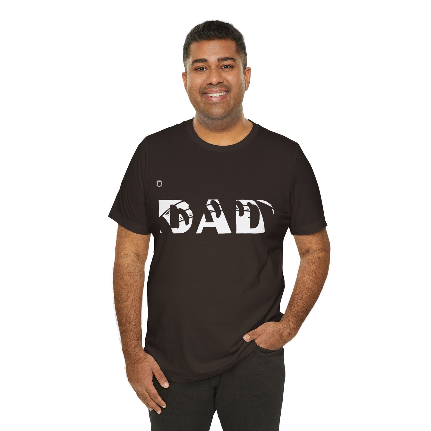 Extra Soft Football T-shirt DAD Football Outline