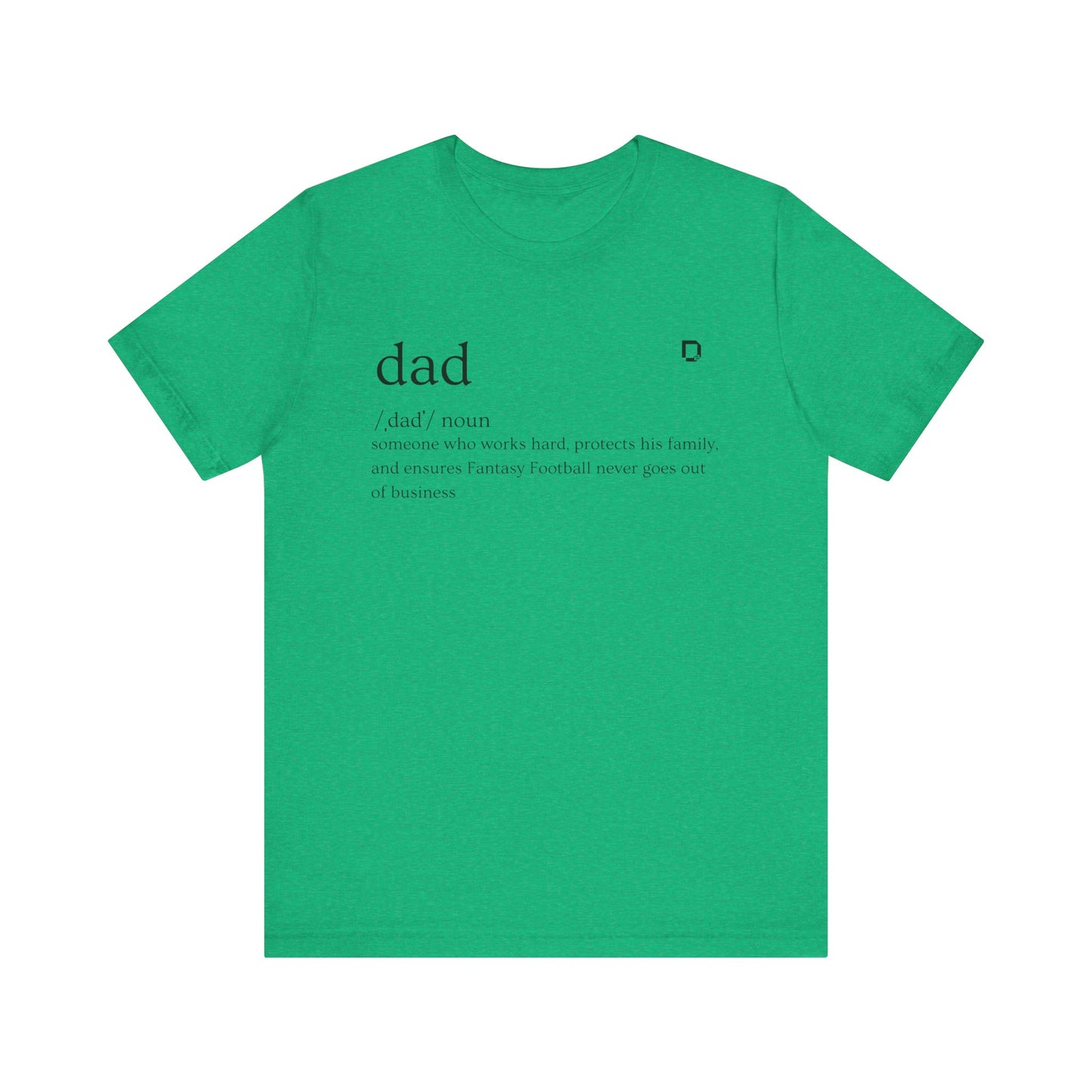 Extra Soft Football T-shirt Dad Definition