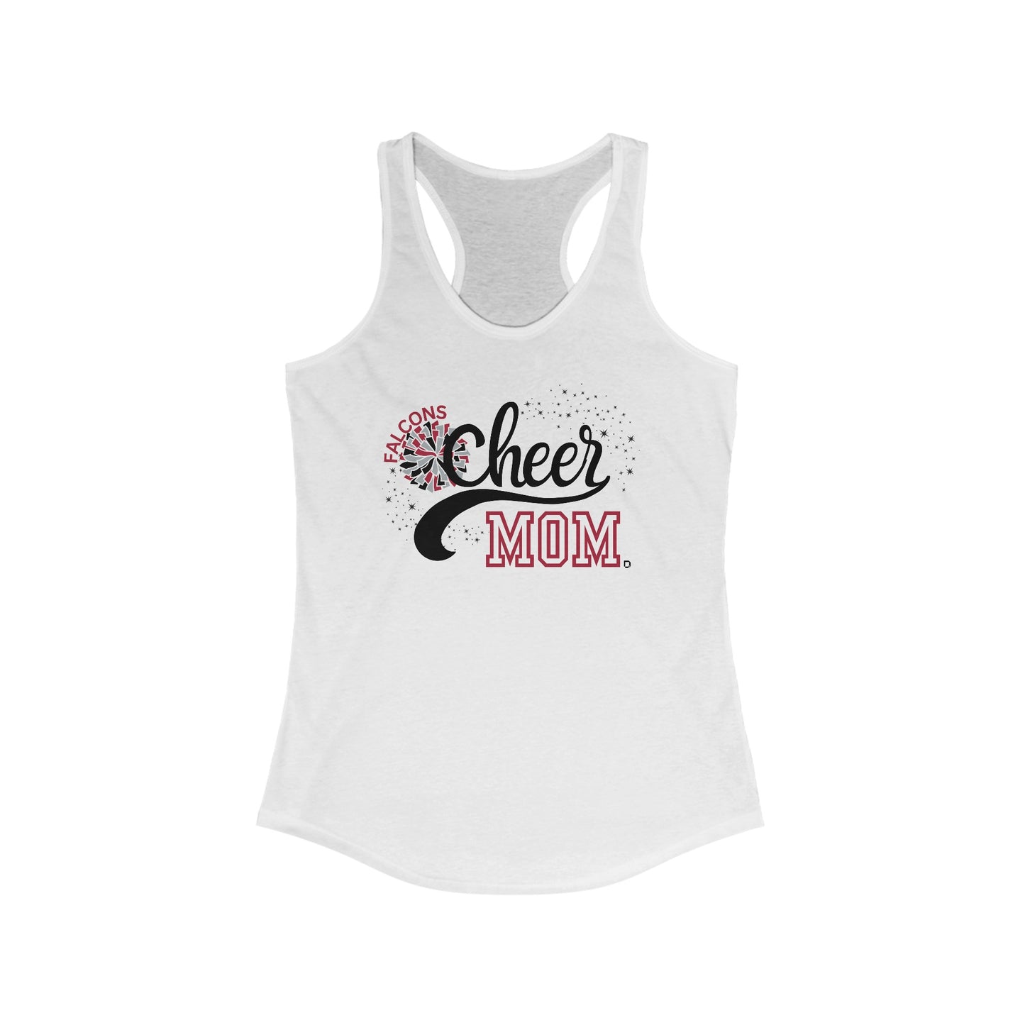 Women's Ideal Racerback Tank OPFYA Cheer Mom