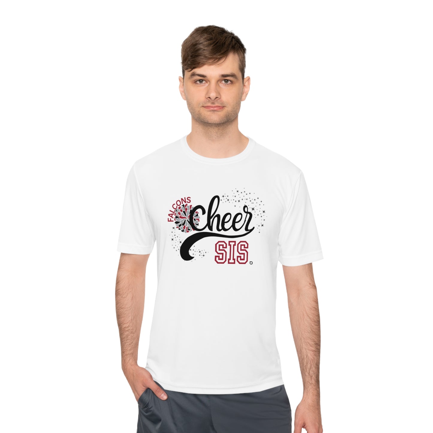 Unisex (Men's Sizing) Moisture Wicking Tee OPFYA Cheer Sis