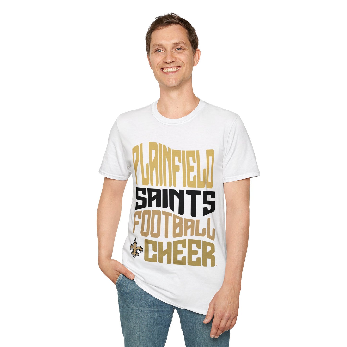 Unisex Softstyle Tee PSYA Plainfield Saints Football Cheer