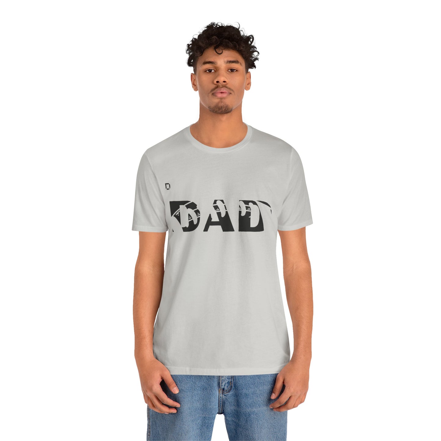 Extra Soft Football T-shirt DAD Football Outline