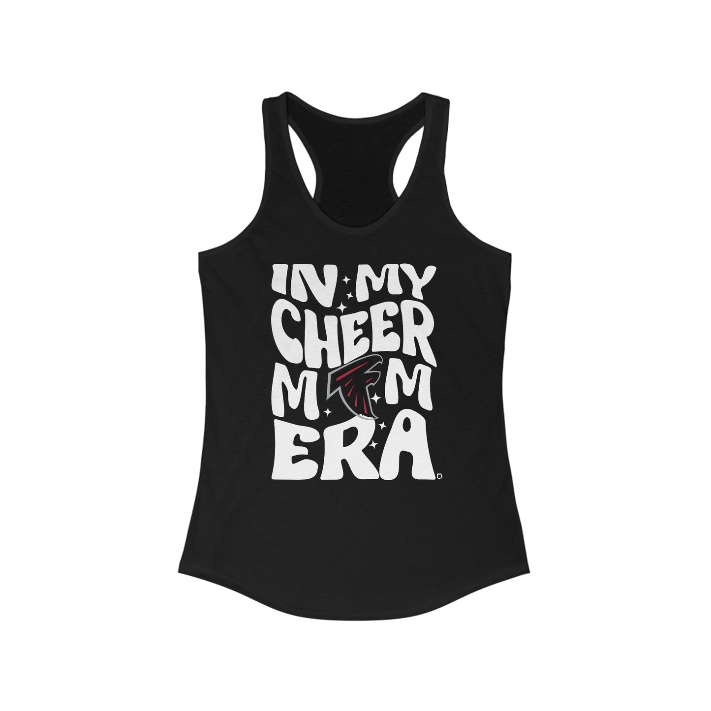 Women's Ideal Racerback Tank OPFYA Cheer Mom Era