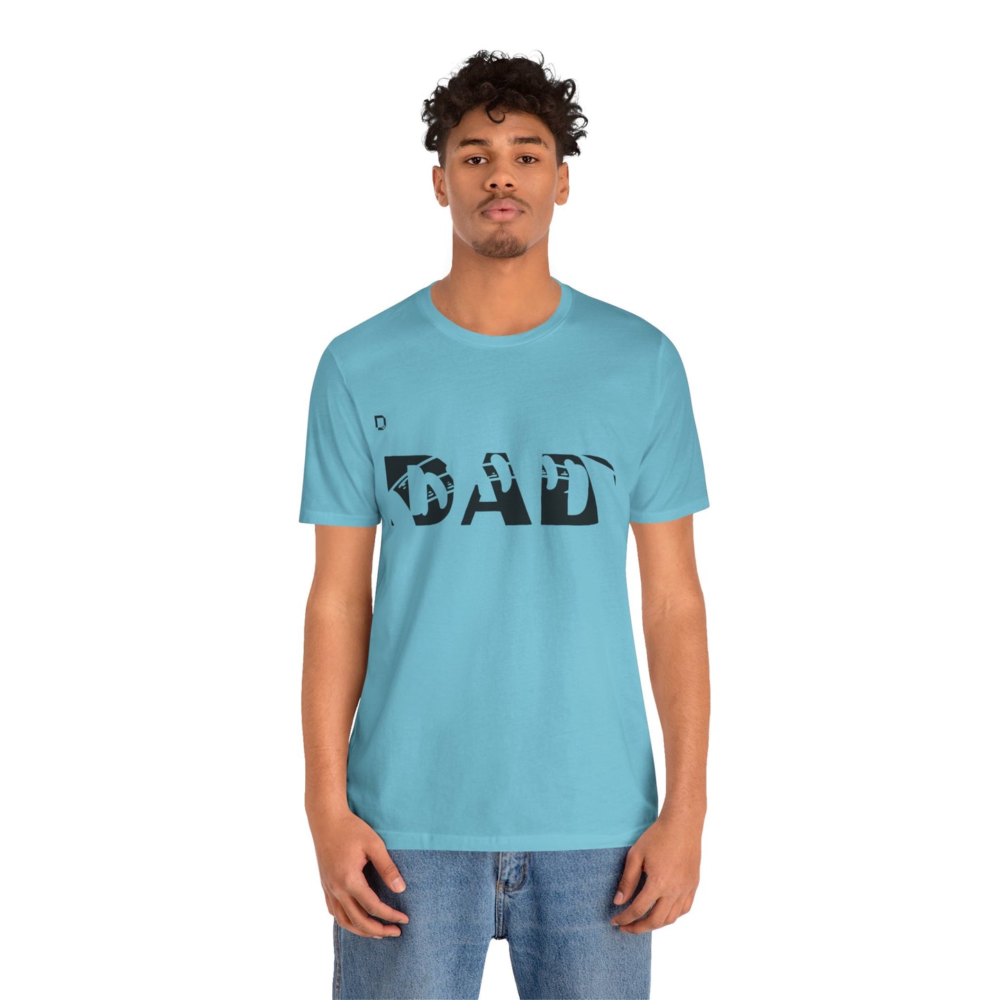 Extra Soft Football T-shirt DAD Football Outline