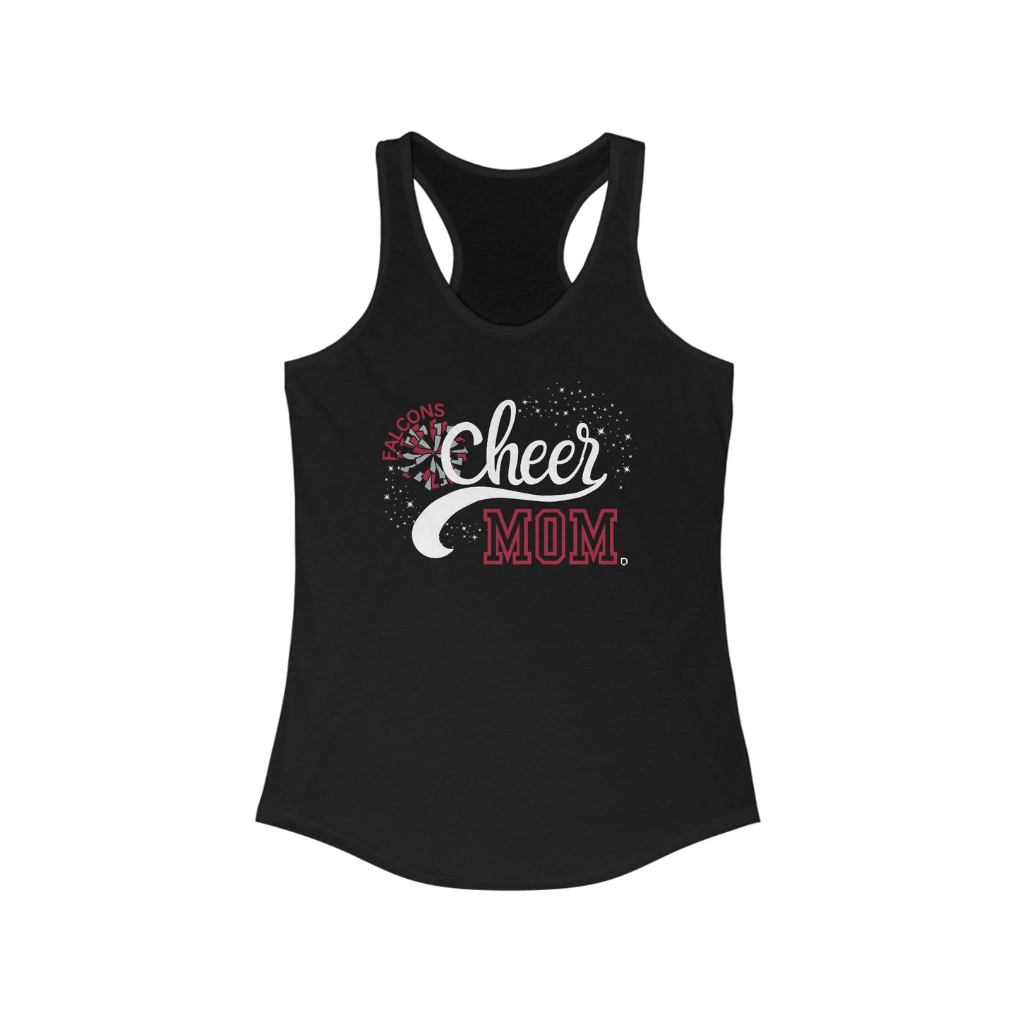 Women's Ideal Racerback Tank OPFYA Cheer Mom