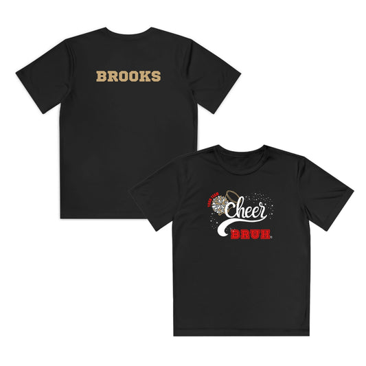 Cheer Front_Name Back_Youth Sport-Tek Moisture-Wicking T-Shirt