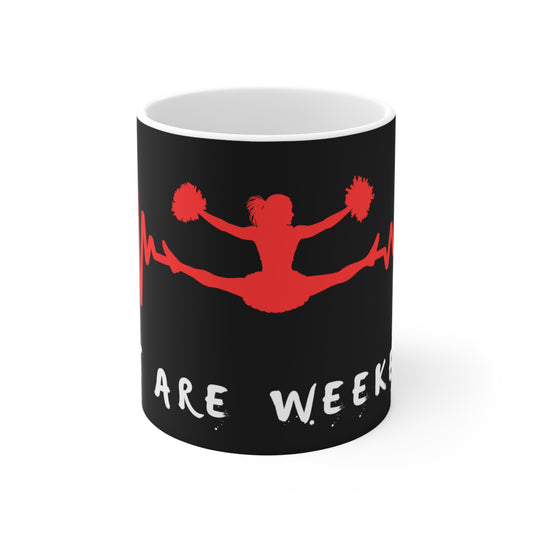 Dad Sports Mug 11oz What are Weekends? Cheer