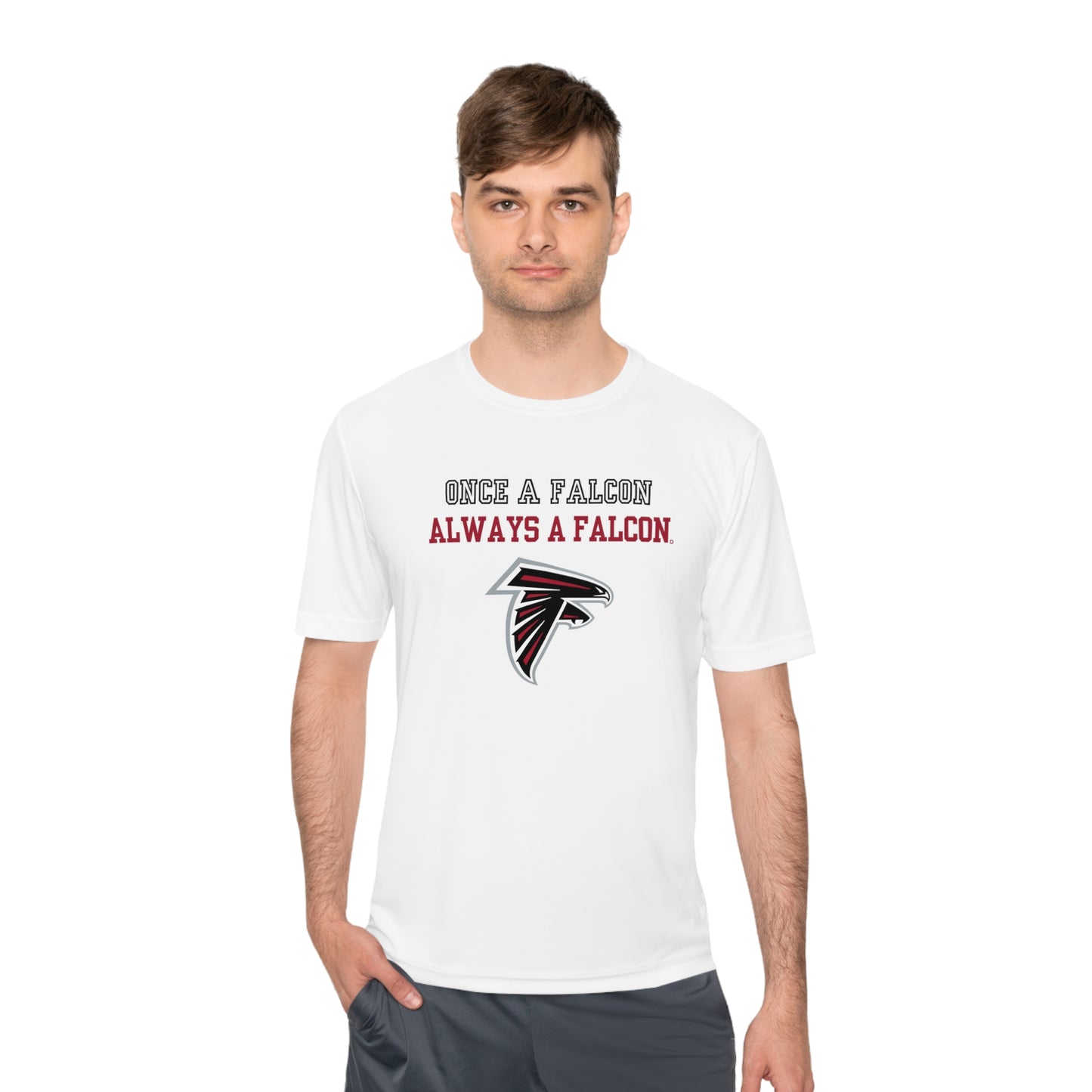 Unisex (Men's Sizing) Moisture Wicking Tee OPFYA Once a Falcon