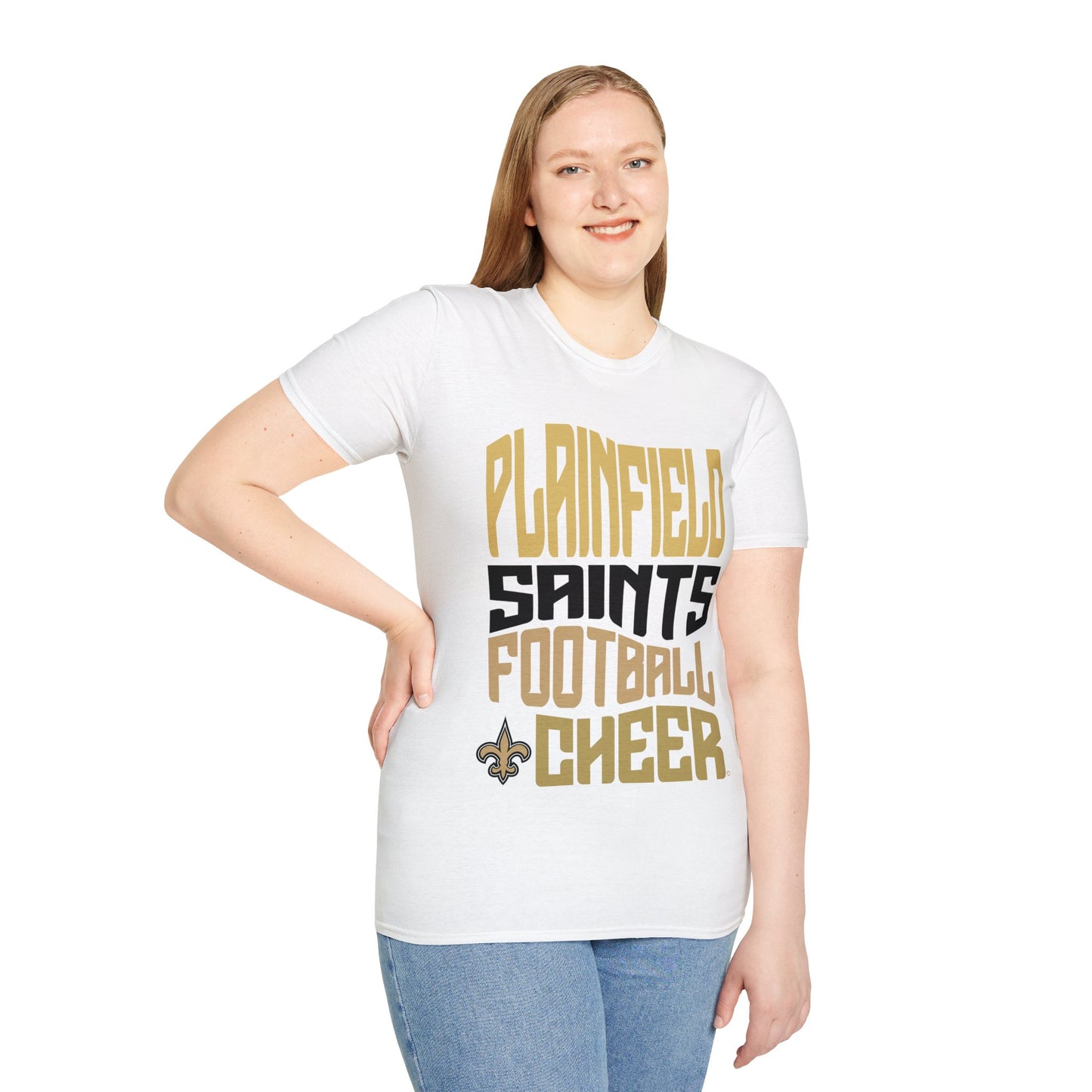 Unisex Softstyle Tee PSYA Plainfield Saints Football Cheer