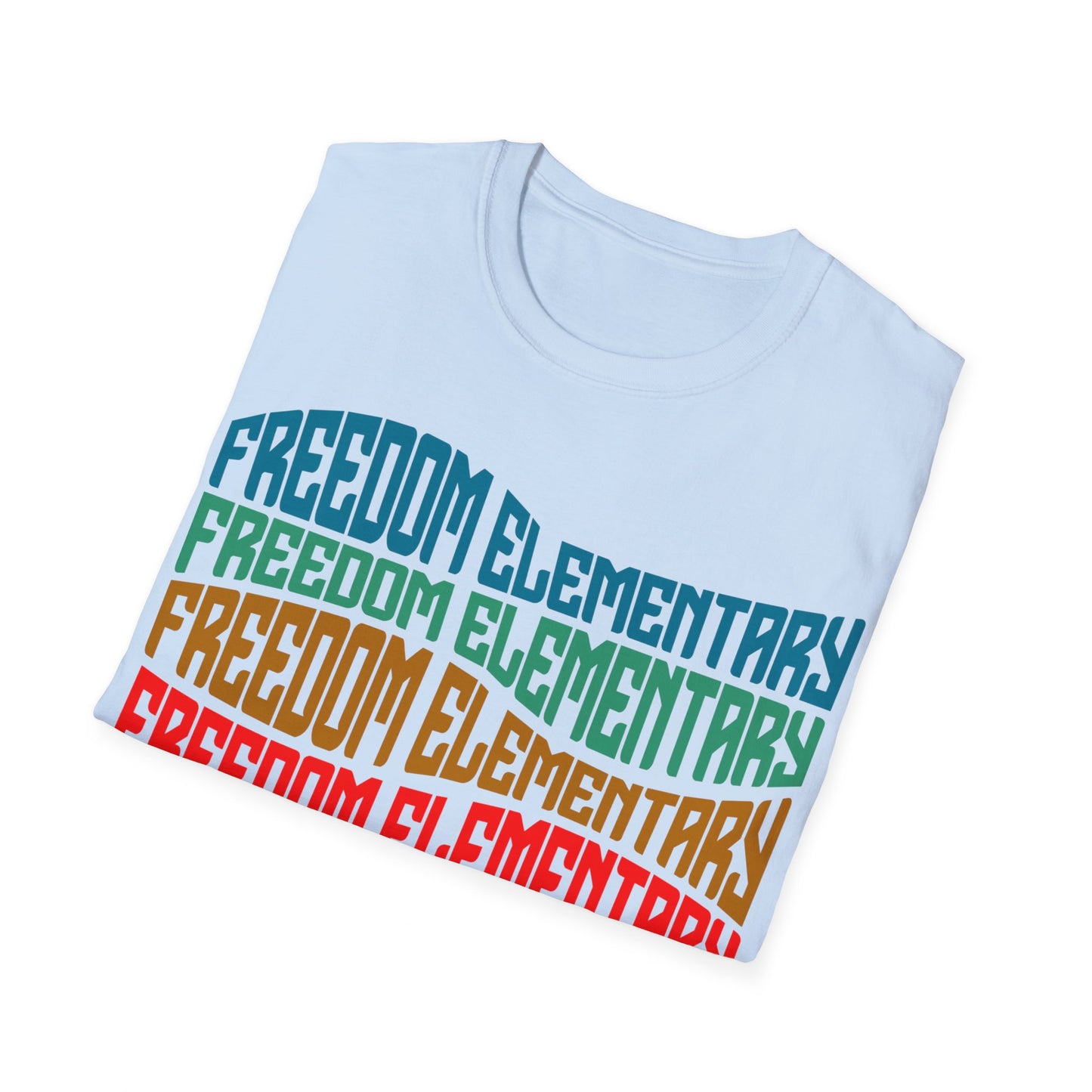 Unisex (Men's Sizing) Softstyle Tee Freedom ES Distorted Repeat