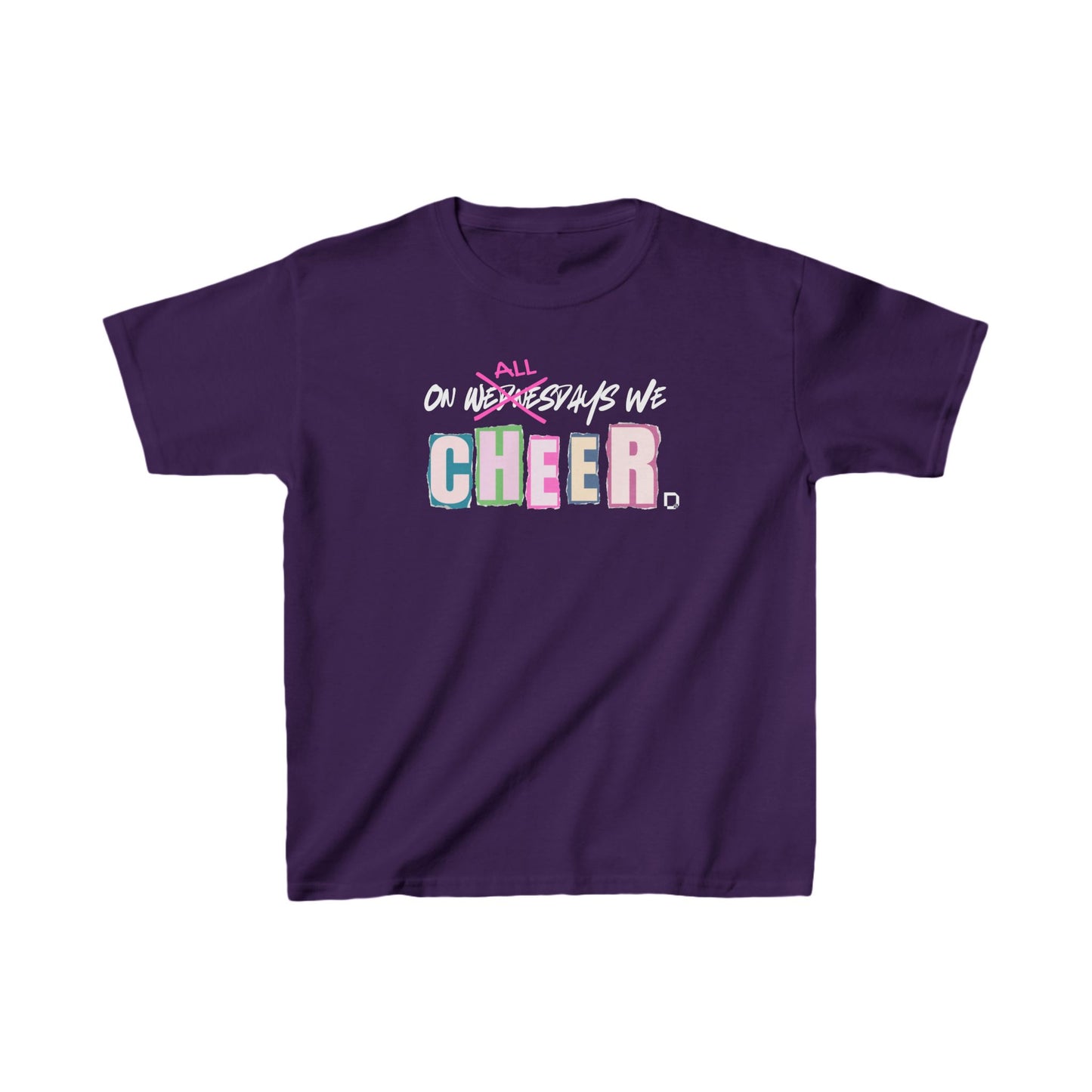 On All Days We Cheer Kids Heavy Cotton™ Tee