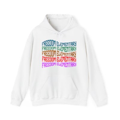 Unisex Heavy Blend Hoodie Freedom ES Distorted Repeat