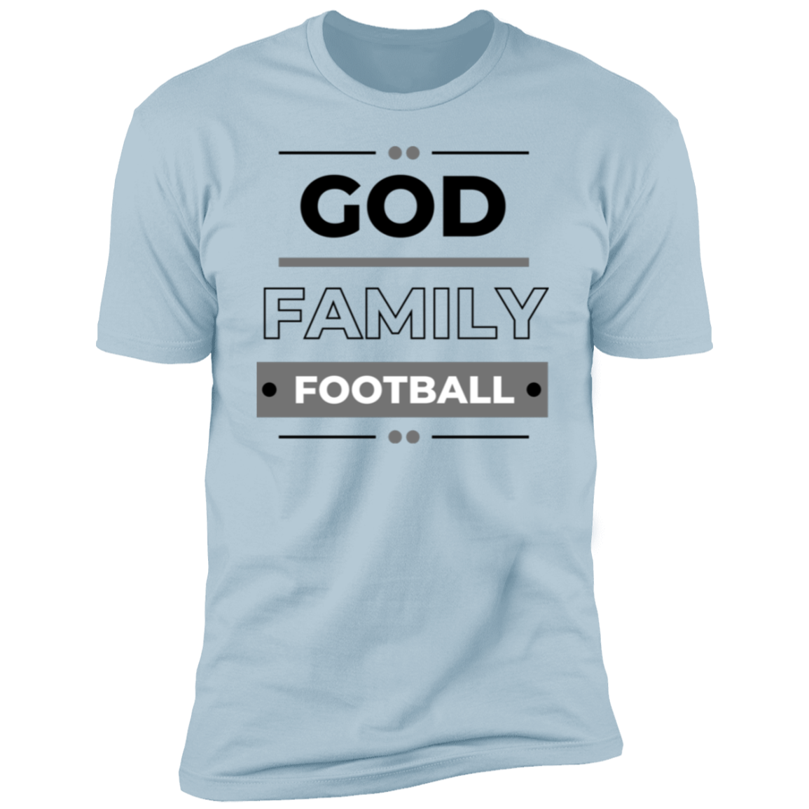 God Family Football Adult Unisex Premium Short Sleeve T-Shirt