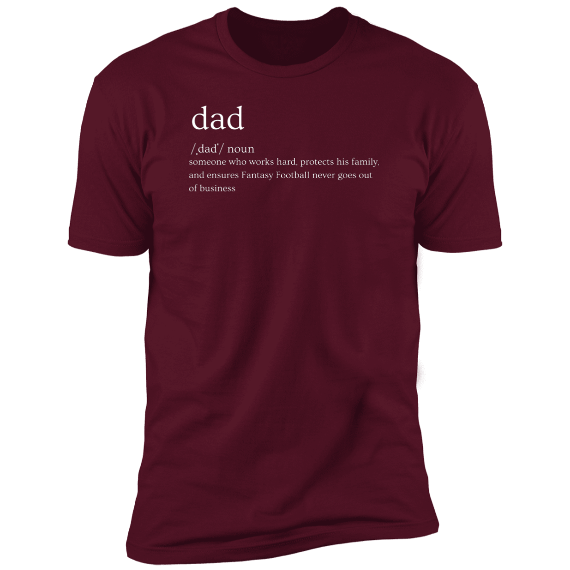 Dad Definition Adult Unisex Premium Short Sleeve Shirt