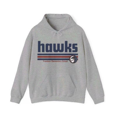 Unisex Heavy Blend Hoodie Freedom ES Hawks Retro