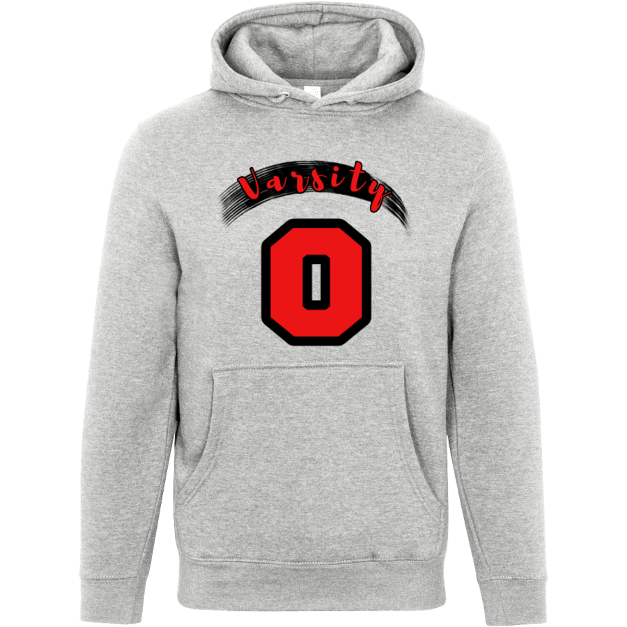 Custom Name + Jersey Number Youth Pullover Hoodie (black swish)