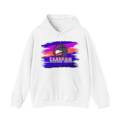 Unisex Heavy Blend Hoodie Freedom ES Rainbow Scribble