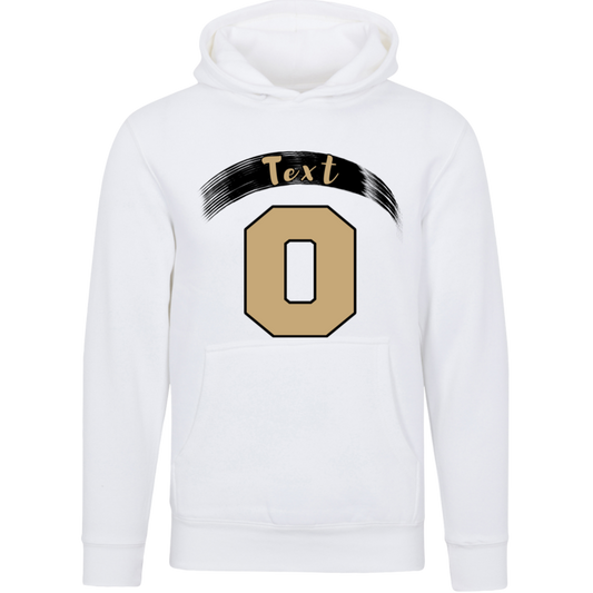 Unisex Premium Hoodie_Custom Text + Jersey Number