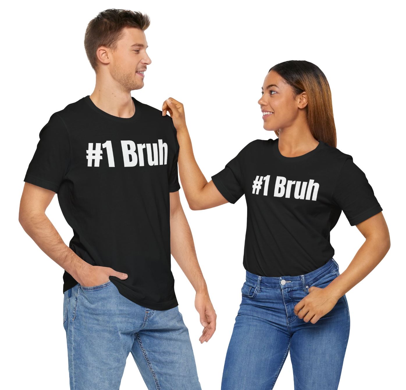 #1 Bruh Unisex Jersey Short-Sleeve T-Shirt