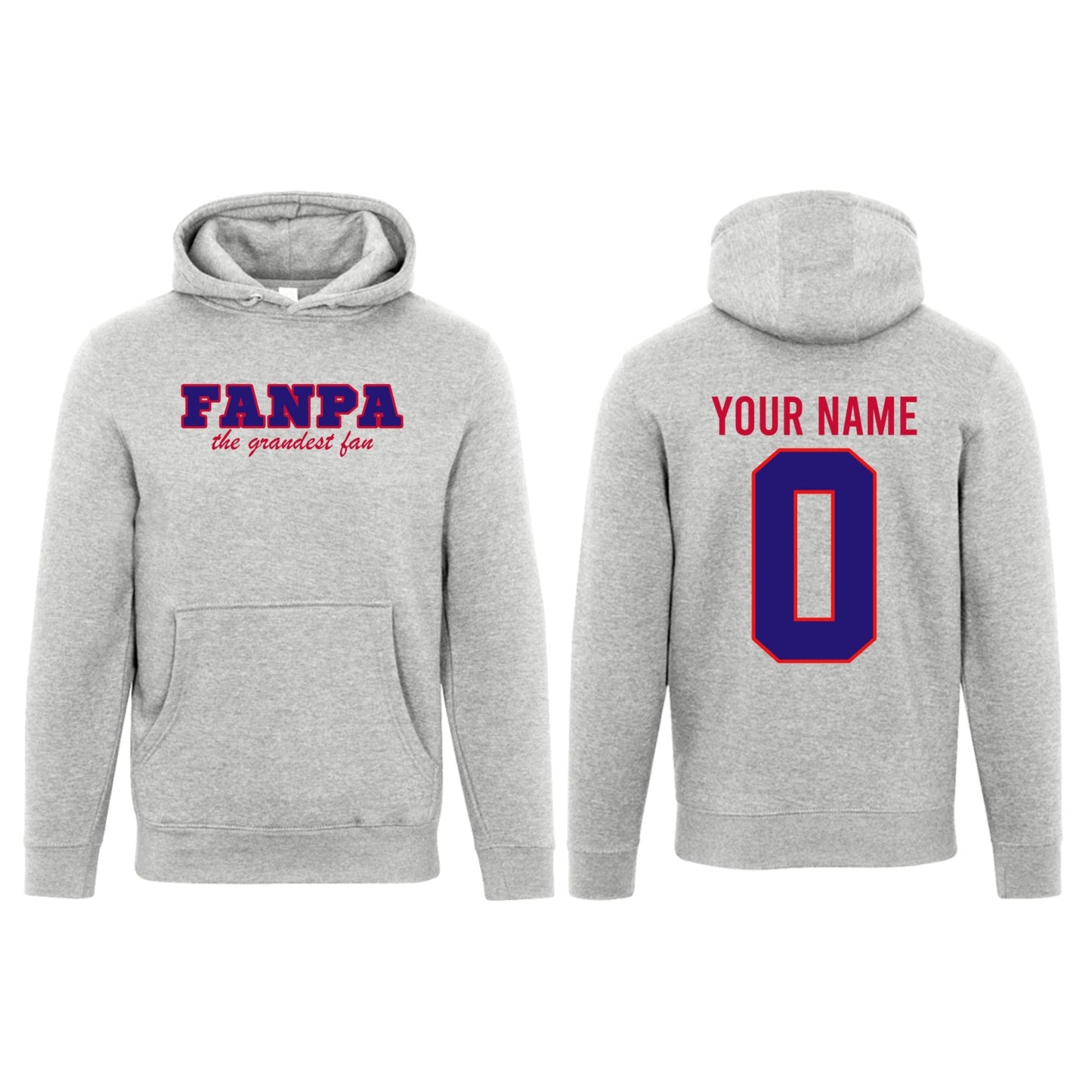 Fanpa_Jersey Back_Adult Unisex Premium Hoodie