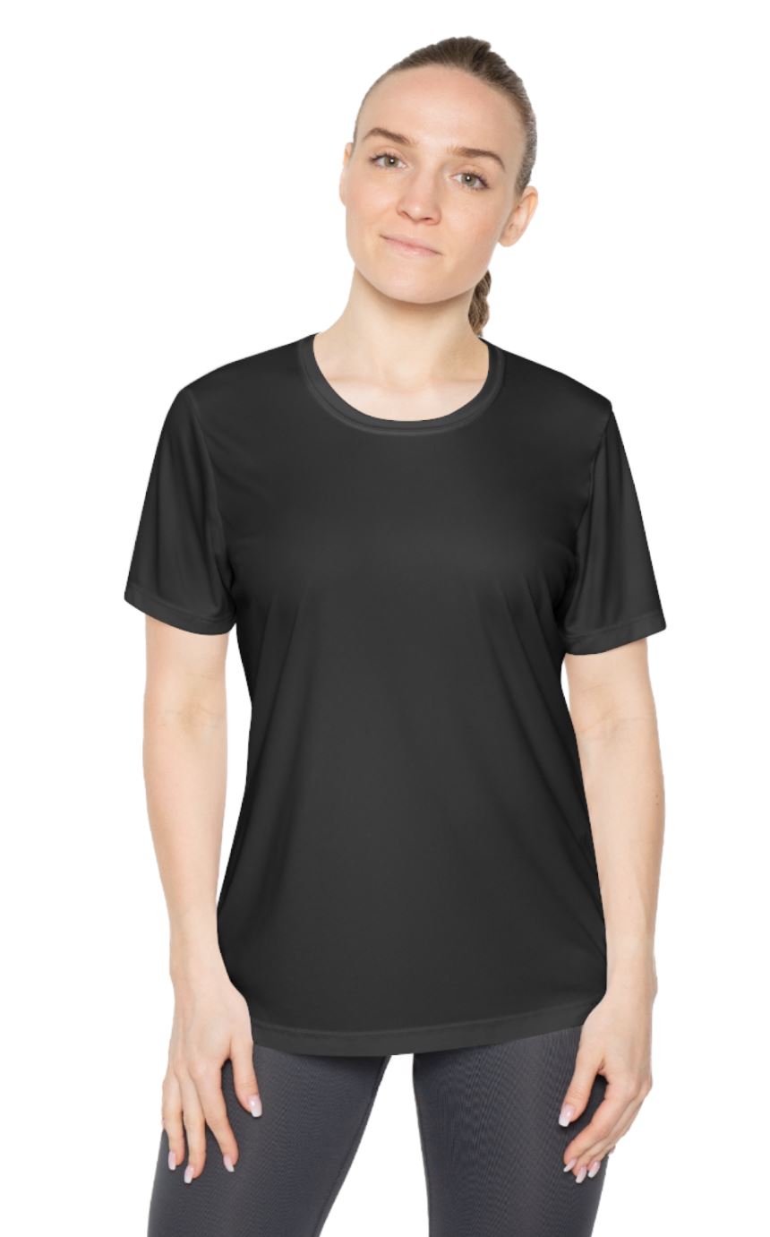 Cheer Front_Name Back_Women's Sport-Tek Competitor Tee